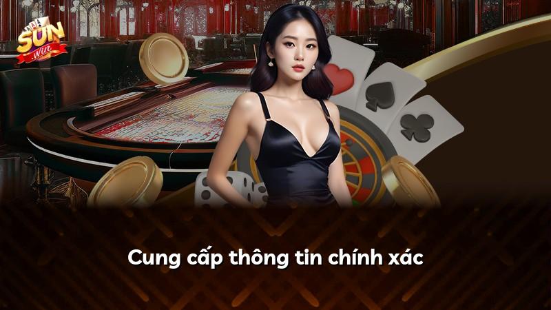Cung cấp thông tin chính xác